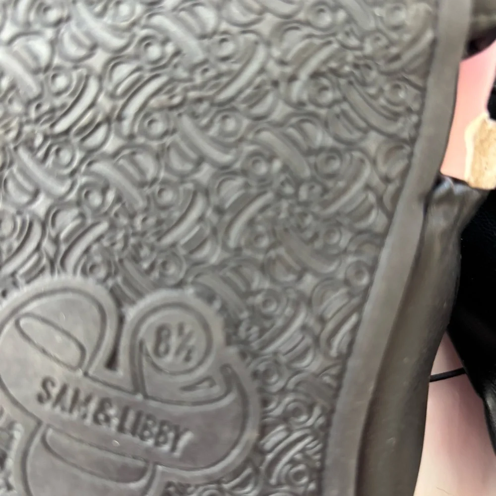NWT Sam & Libby Black Sandals Slip On SZ 8.5 - Picture 7 of 11